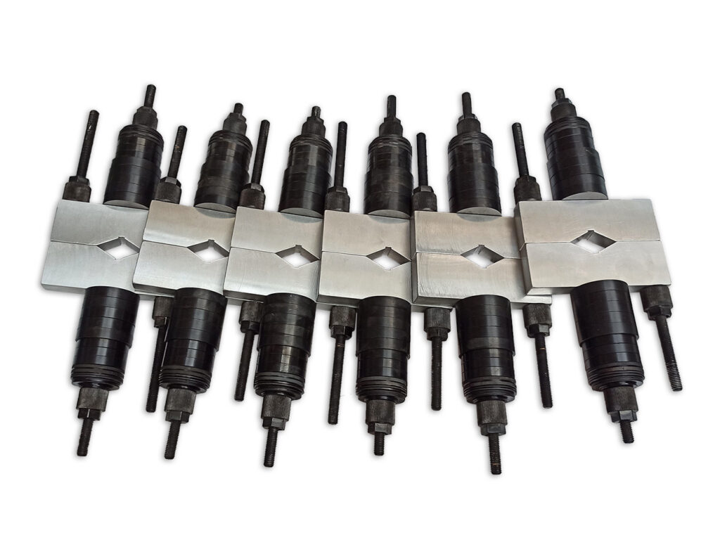 Engine balancing bobweight set for high-performance crankshafts